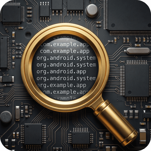 Package Name Viewer PRO App Icon
